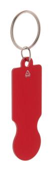 RaluCart Schlüsselanhänger mit Einkaufswagenlöser Rot