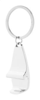 Kapka bottle opener keyring Silver