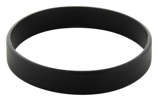 Wristy silicone wristband Black
