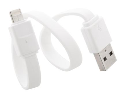 Stash USB-Ladekabel Weiß/silber