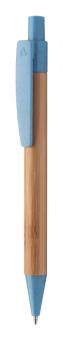 Boothic bamboo ballpoint pen, nature Nature,blue
