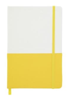 Duonote Notizbuch Weiß/gelb