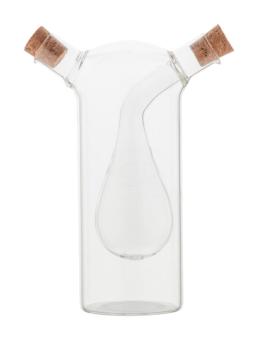 Vinaigrette oil and vinegar bottle Transparent