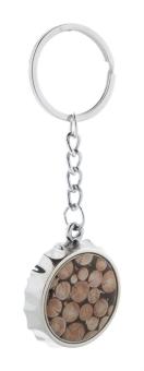 Bubly bottle opener keyring Silver