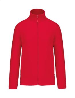 KA9102 Fleecejacke mit durchgehendem Reißverschluss, rot Rot | L