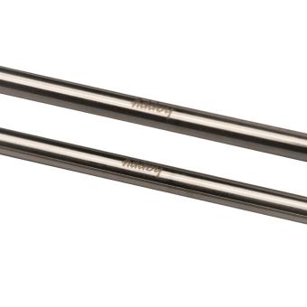 Straw set "Steel" Silver