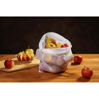 Obst- und Gemüsebeutel "ECOCARE", large Weiß