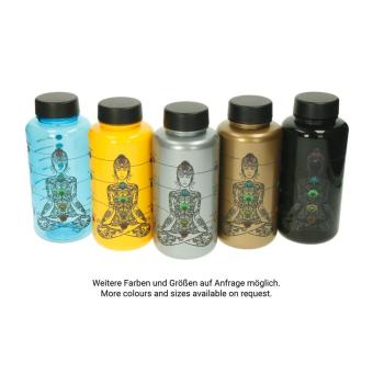 Drink bottle "Refresh" clear-transparent incl. strap, 0.7 l Frozen red