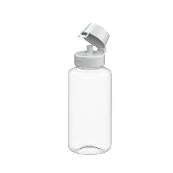Drink bottle "School" clear-transparent, 0.7 l Frozen red