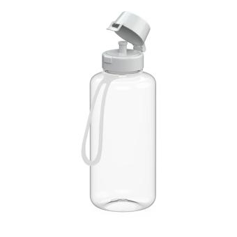 Trinkflasche "School", 1,0 l, inkl. Strap Blau