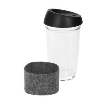 Glaskaffeebecher "Cristallo", large Transparent
