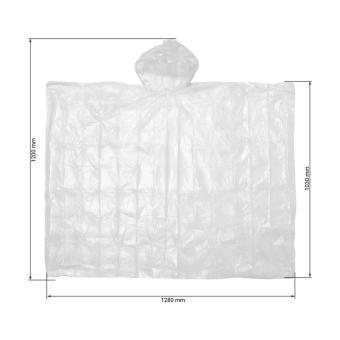 Rain poncho "Rainy" Transparent