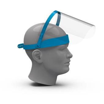 Gesichtsvisier "Protection", antibakteriell Hellblau