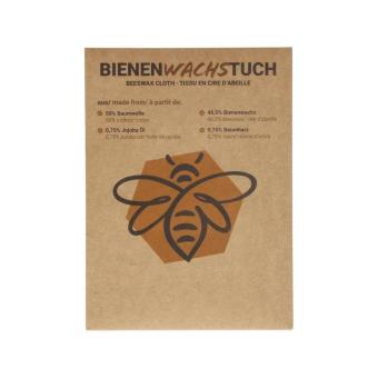 Bienenwachstuch "Beeologic" Mehrfarbig