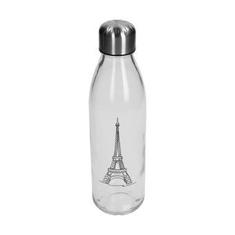 Glasflasche "Colare", 0,60 l Transparent grau