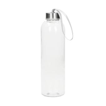 Glasflasche mit Hülle "Pure", 0,7l Transparent