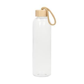 ﻿Glass bottle with cover "Natural", 0.70 l Transparent