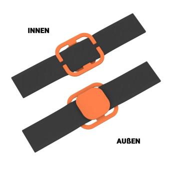 Maskenhalterung "Helm" 2er Set Orange