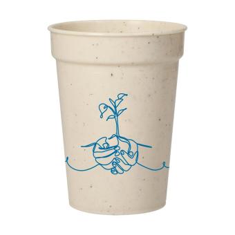 Drinking cup "Deposit" 0.3 l, ISCC certified Fawn