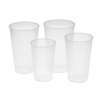 Drinking Cup "Vital", 300ml Milky transparent