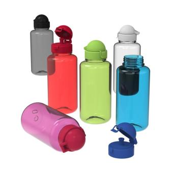 Drinking bottle "Junior, 700 ml Transparent red