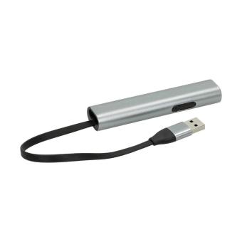 Ladekabel "Connect", 4 in 1 Silber
