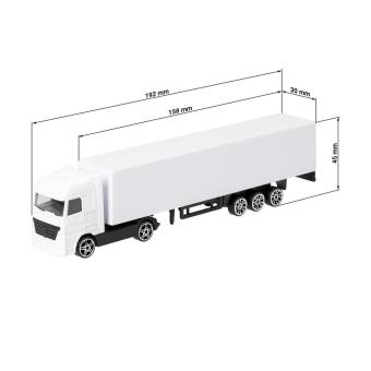 Miniatur-Fahrzeug "Truck" Weiß