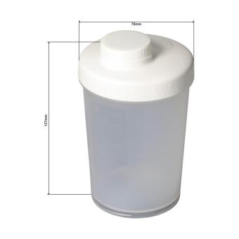Shaker "Energy", 0.40l Transparent grey