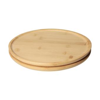 Bamboo plate "Zuma", large Nature