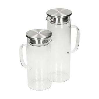 Glass carafe ‘Vivara’ 1l Transparent