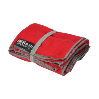 RPET towel ‘Active Dry’, large Aztec blue
