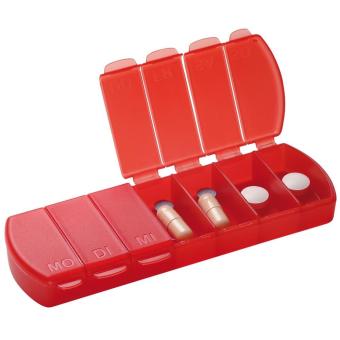 Storage box "Seven Days" Milky transparent