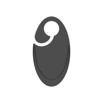 Door stopper "Sign" Black