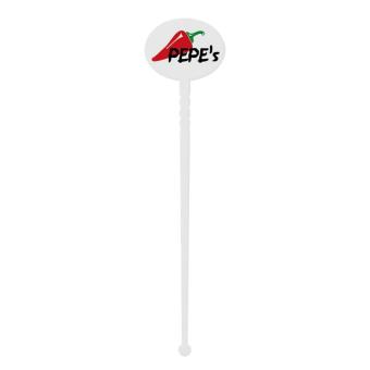 Cocktail stirrer "Oval" White
