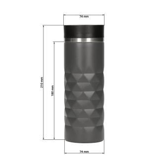 Insulated mug "Diamond" Aztec blue