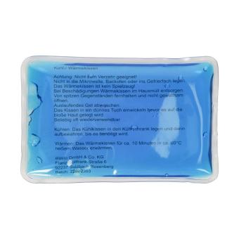 Kühl-/Wärmekissen "Fresh", klein Transparent blau