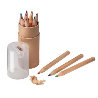 Colouring pencil set "Sharpener" Brown