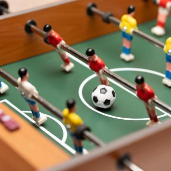 Tischkicker "Mini Soccer" Braun