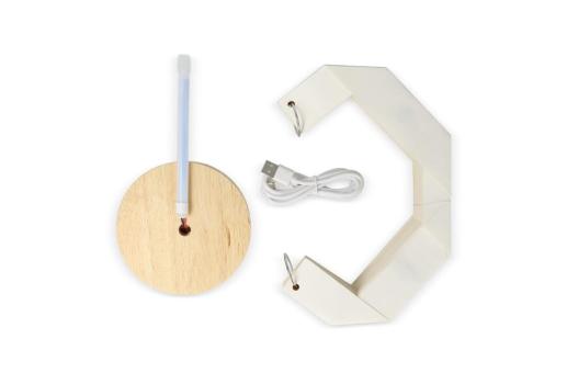 Coollux foldable Origami-inspired paper LED lamp Luna 25cm Nature