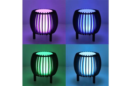 Coollux LED Lamp Lamella Sol Black