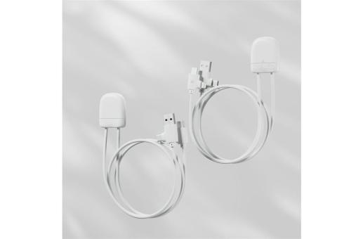 4034 - Xoopar Ice-Tag cable provided with Find My tracker White