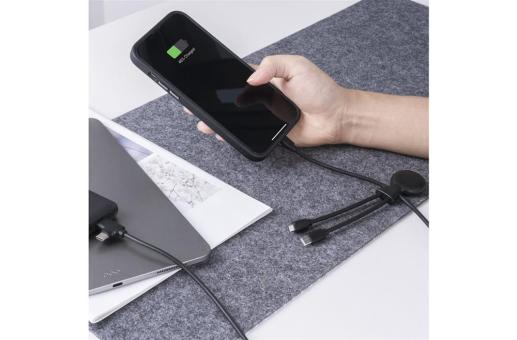 3199 | Xoopar Mr. Bio Powerbank and Cable pack 7000mAh Black