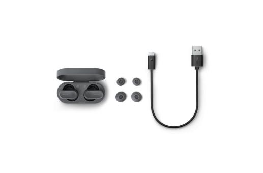 Enjoy Technology TAT3509|Philips Noise Cancelling Pro Ohrhörer mit bis zu 24 Stunden Spielzeit Dunkelgrau