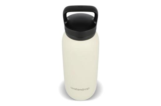InSideOut Waterdrop Allround-Thermoflasche mit Trinkaufsatz 600 ml Beige