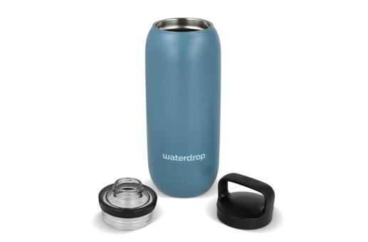 Waterdrop All-Purpose Thermo. Bottle with Drinking Spout Cap 600ml Coolgrey