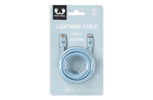 2ULC200 | Fresh 'n Rebel USB-C to Apple Lightning cable 2.0m Aztec blue