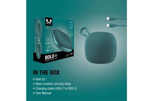Fresh n Rebel Bold S3 Waterproof Bluetooth Speaker Aqua
