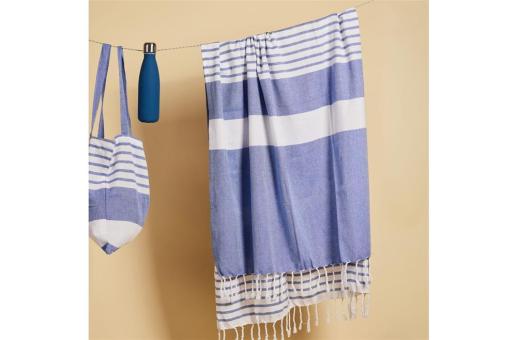 InSideOut Sagaform Ella Großes Hamam-Handtuch 145x250cm Blau