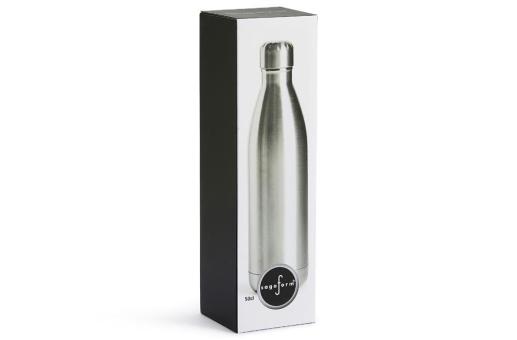 InSideOut Sagaform Nils Stahlflasche 500ml Silber