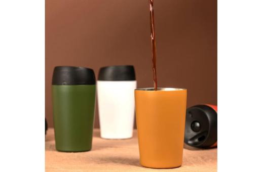 InSideOut Sagaform Loke Reisebecher Farbe beschichtet 240ml Braun